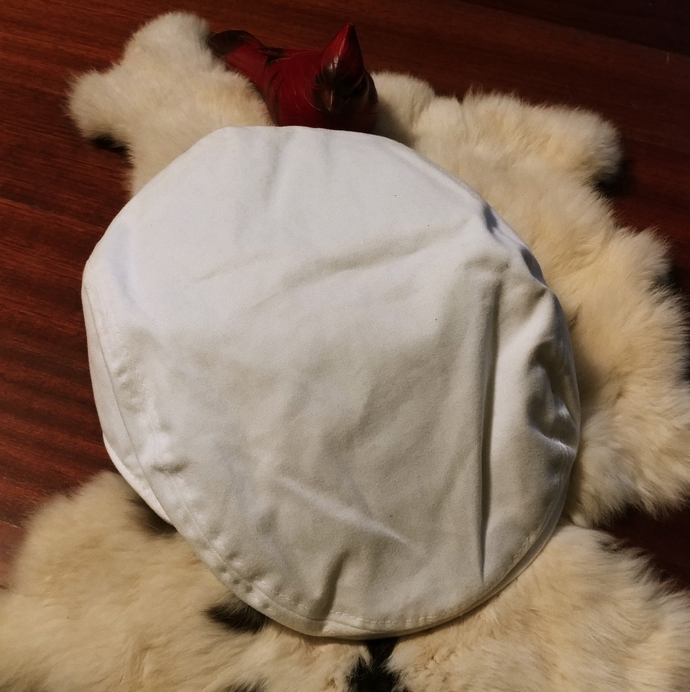 White Flap Cap